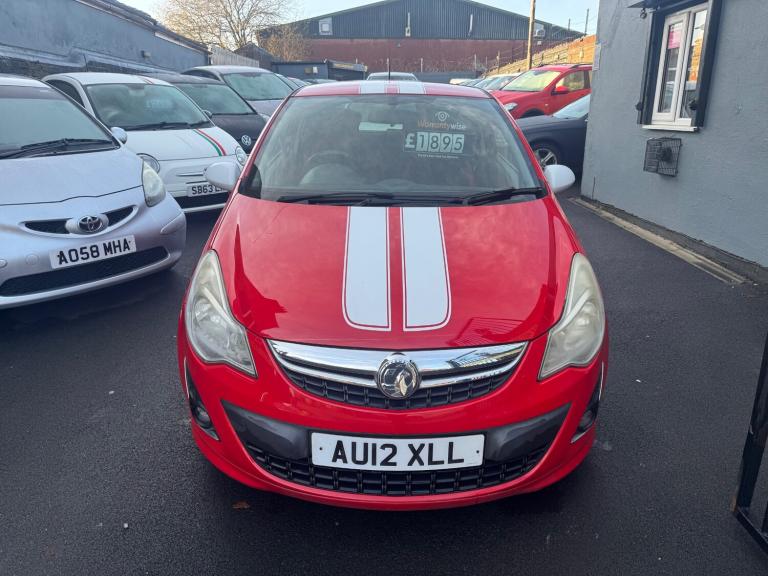 2012 Vauxhall Corsa 1.4i 16V [100] SRi 3dr [AC] HATCHBACK Petrol Manual