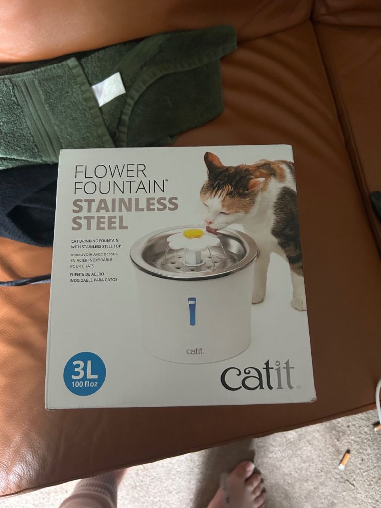 Catit water fountain for cats 