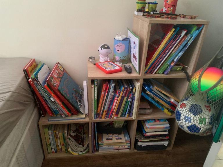 Wooden Cube Storage Unit / Bookcase – Good Condition