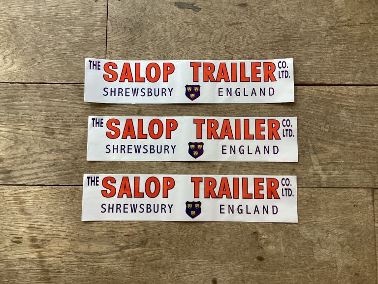 Salop trailer decals 