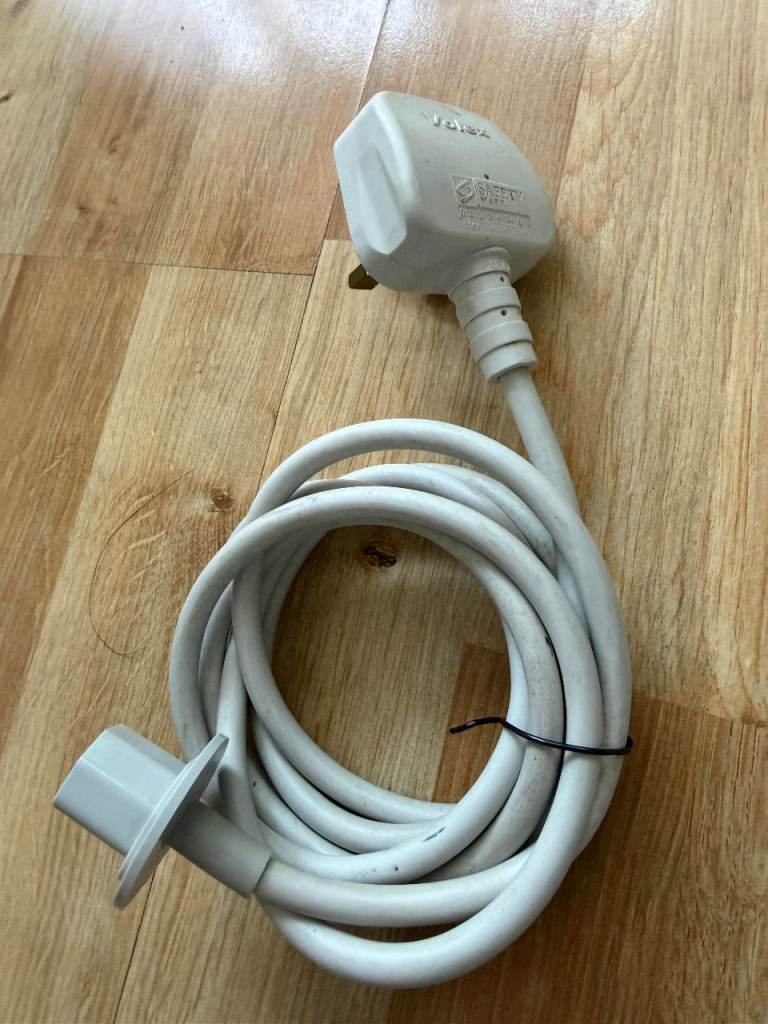 Authentic Apple iMac charger White Electric Power Cable with UK Plug