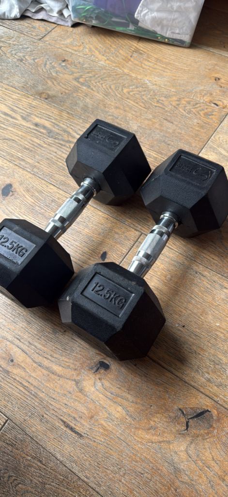 12.5kgs Ultimo Sports Dumbells