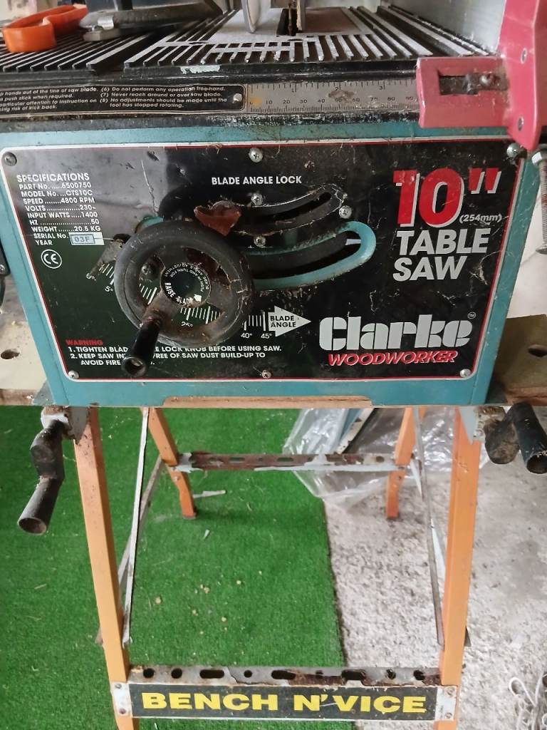 CLARKE 10" TABLE SAW