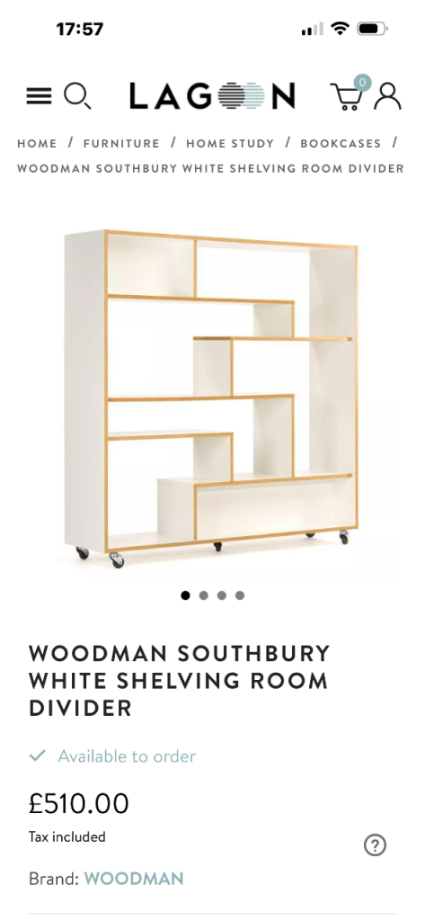 FREE BOOKCASE ROOM DIVIDER UNIT