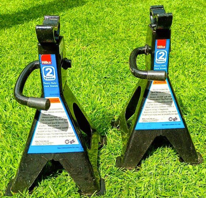 Hilka Pro-Craft 2 Tonne Ratchet Axle Stands