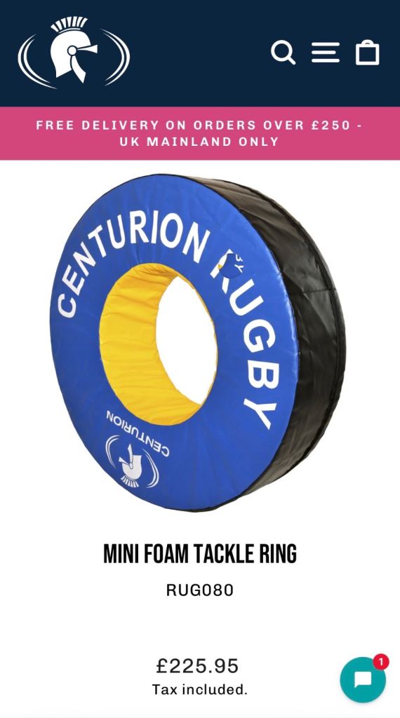 Centurion Rugby Mini Foam Tackle Ring