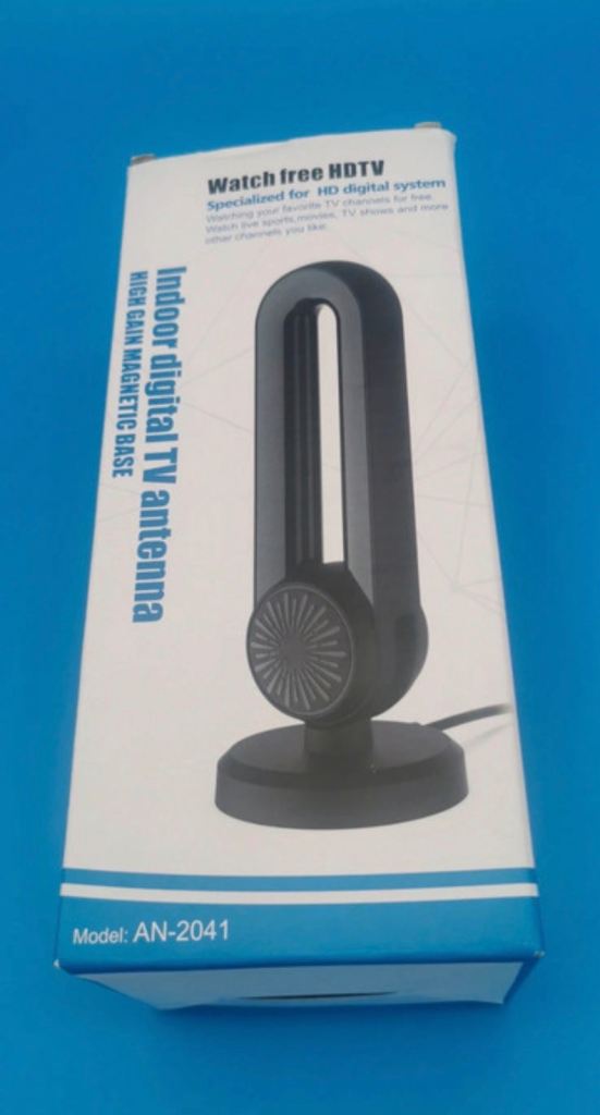 Indoor Digital TV Antenna with Magnetic Base - Model AN-2041