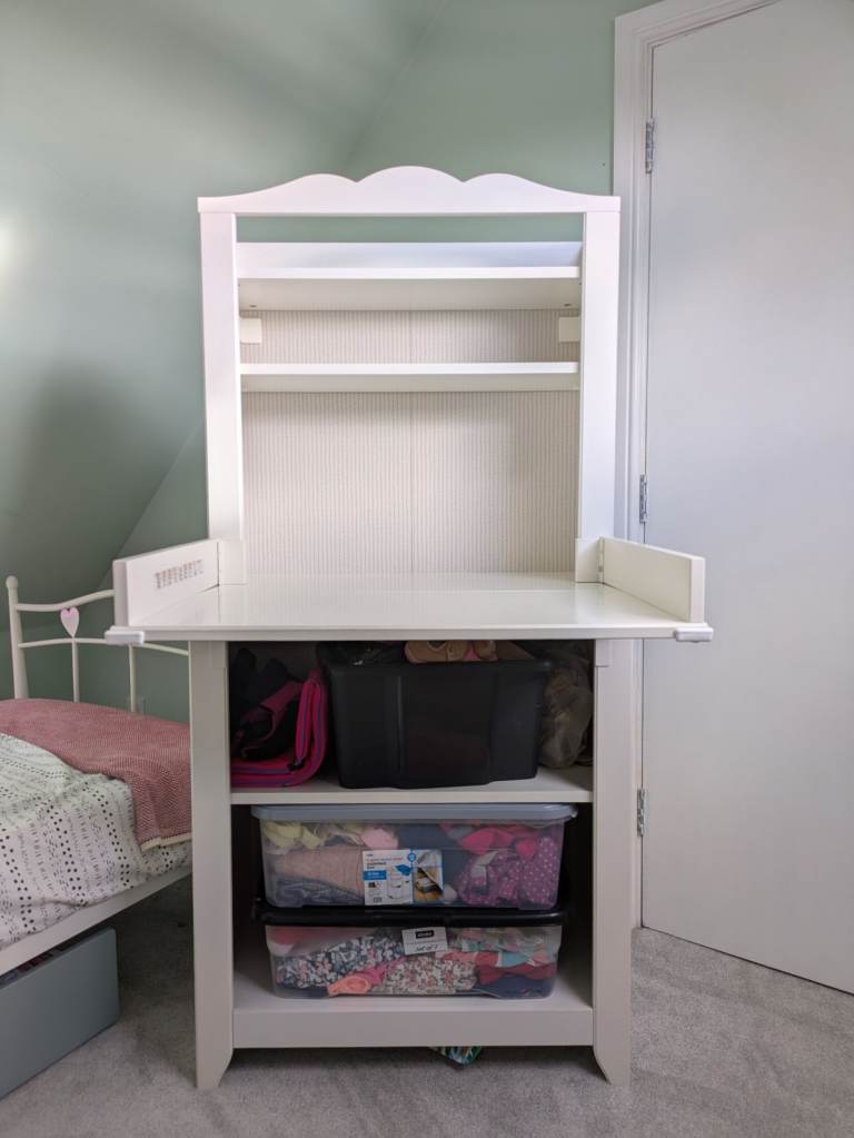 Changing table/nursery storage 