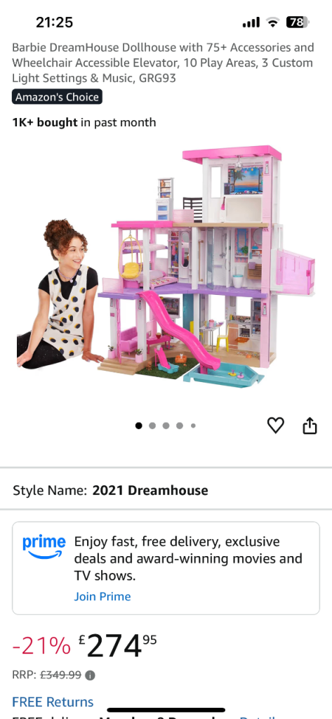 image for Barbie dream house 