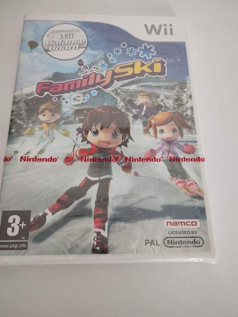 Brand New Sealed Nintendo Wii Game Family Ski With Red Nintendo Strip £15 On Other Sites