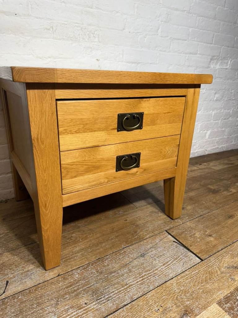 Large solid oak lamp table with free local delivery 
