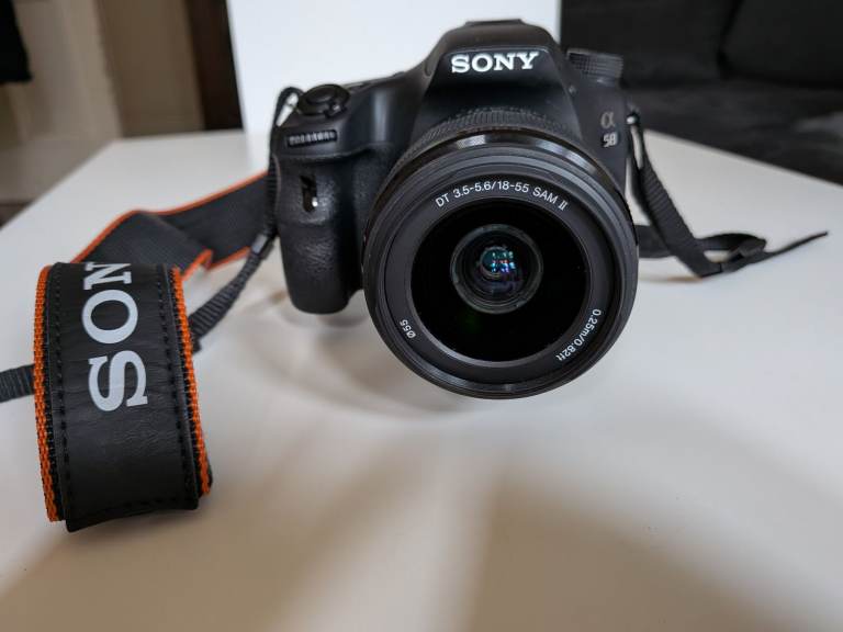Sony Alpha A58 DSLR Camera + 18-55 Lens, Bag, Memory Card - Excellent condition
