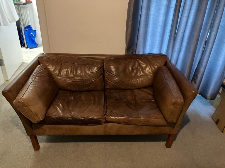 FREE Stouby brand leather sofa couch 