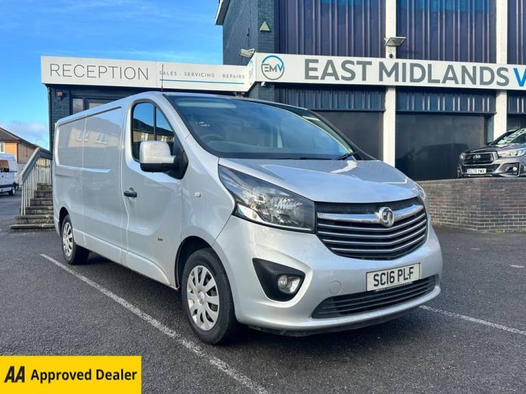 2016 Vauxhall Vivaro 2900 1.6CDTI BiTurbo 120PS ecoFLEX Sportive H1 Van PANEL VAN DIESEL Manual