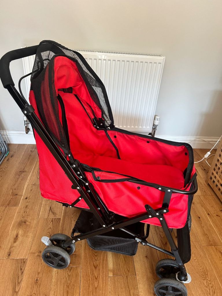 PawHut® Pet stroller/buggy in red