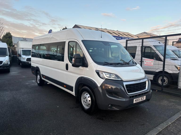 2015 Peugeot Boxer 2.2 HDi L4 H2 Van 130ps MINIBUS 17 SEATER Minibus Diesel Manual