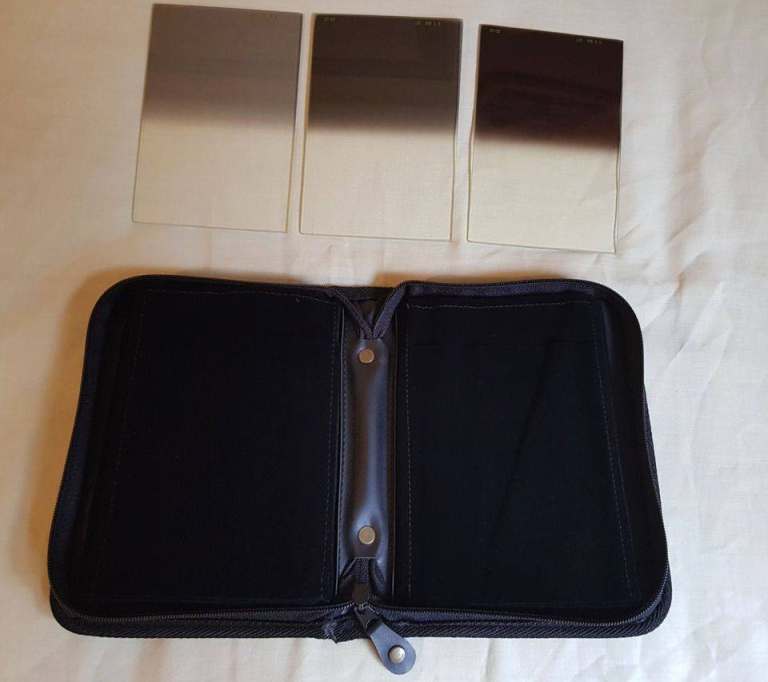Lee Filters 100 x 150mm Neutral Density Filter Set – Hard Grad + Multi-Filter Pouch