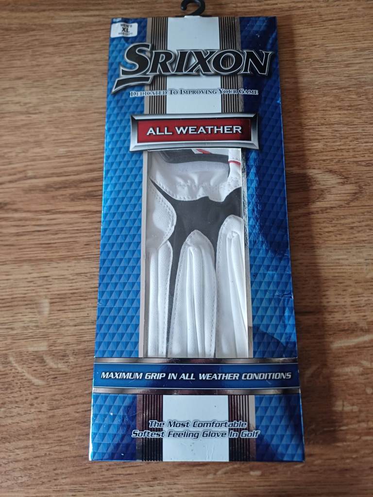 Ɓrand New - Srixon  XL   Left hand  Men's all weather golf glove