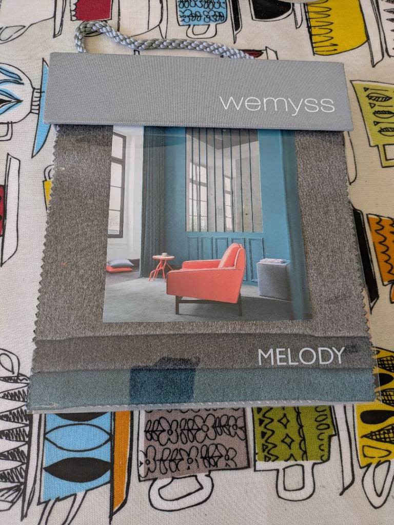 Fabric Sample Book - 29 quality Wemyss 'Melody' fabrics in beautiful colours 