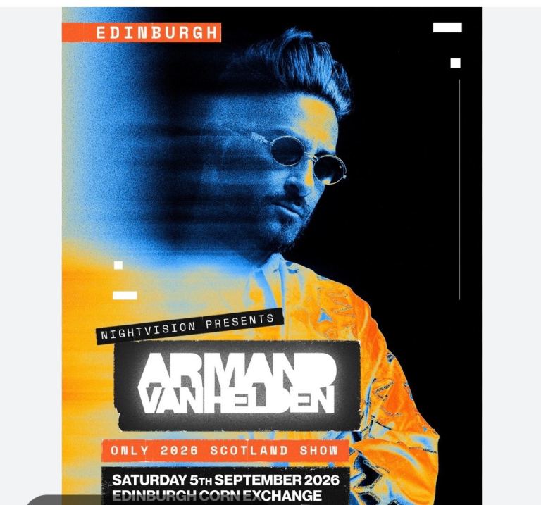 Armand Van Helden Edinburgh Corn Exchange 2026 Ticket