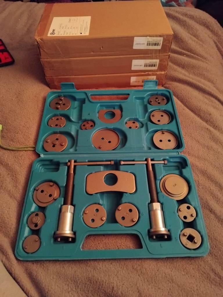 Brake calliper rewind set