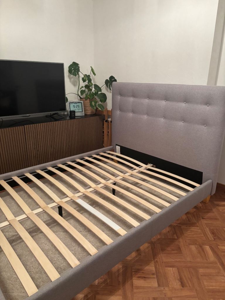 King Size Habitat Grey Bed Frame – £80