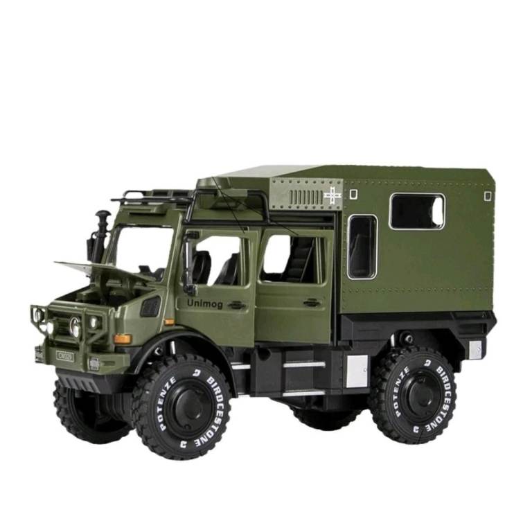 1:28 Mercedes Unimog  Diecast Army Truck 1/28 - New - Model Truck