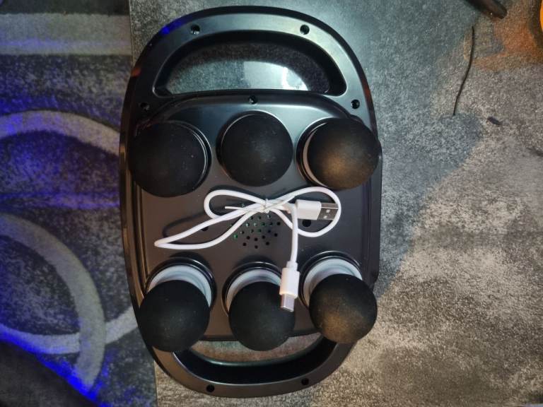 Black Electric Massager with USB Cable