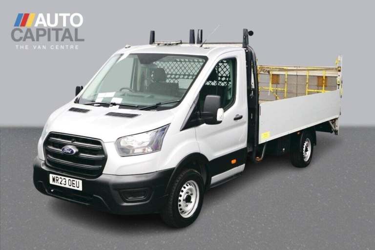 2023 Ford Transit 2.0 350 EcoBlue Leader RWD 130 BHP L4 Dropside Lorry Euro 6 ULEZ Compliant Drop...