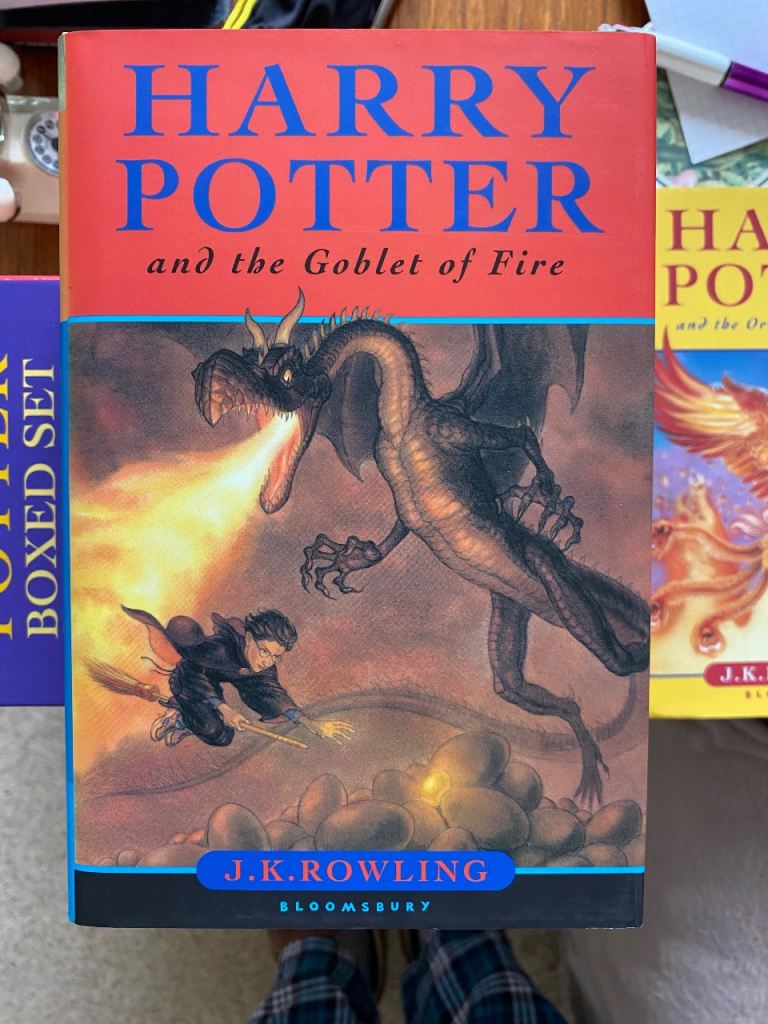 First Edition Harry Potter and the Goblet of Fire.