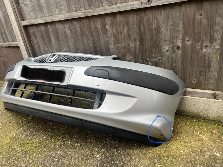 HONDA JAZZ MK2 2005-2008 SILVER BUMPER COMPLETE