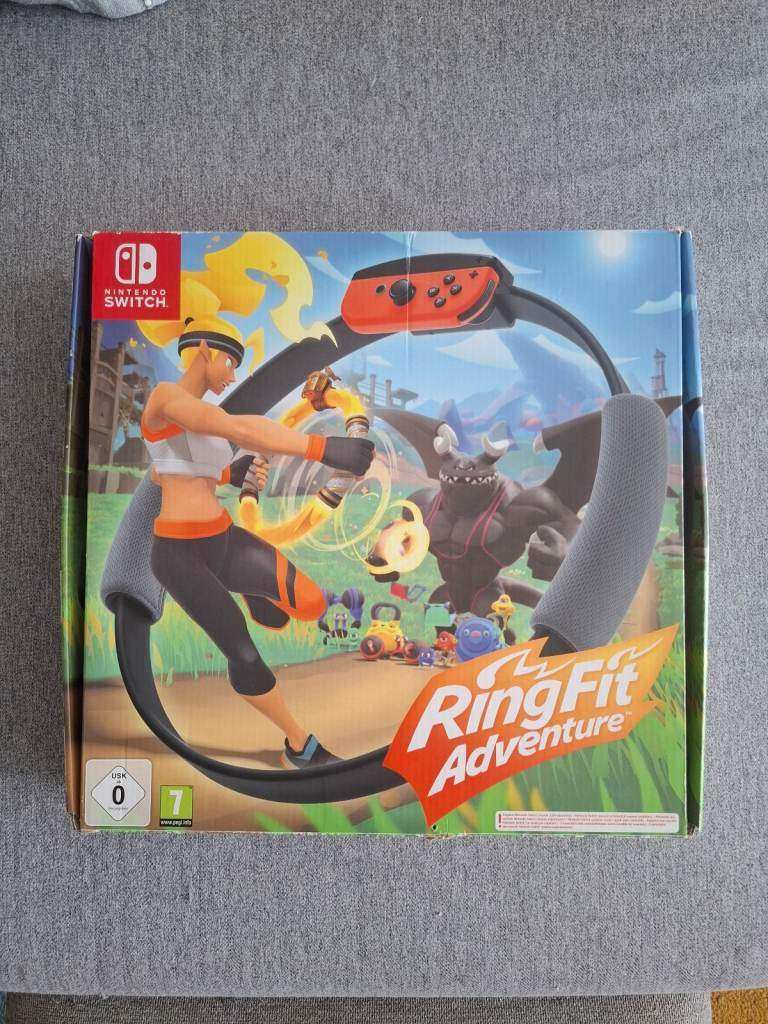 Nintendo Switch Ring Fit Adventure – As Good As New (Game not included)