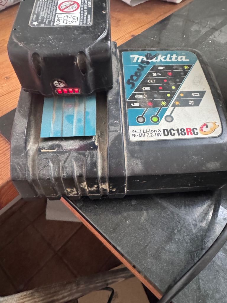 Makita battery & charger 