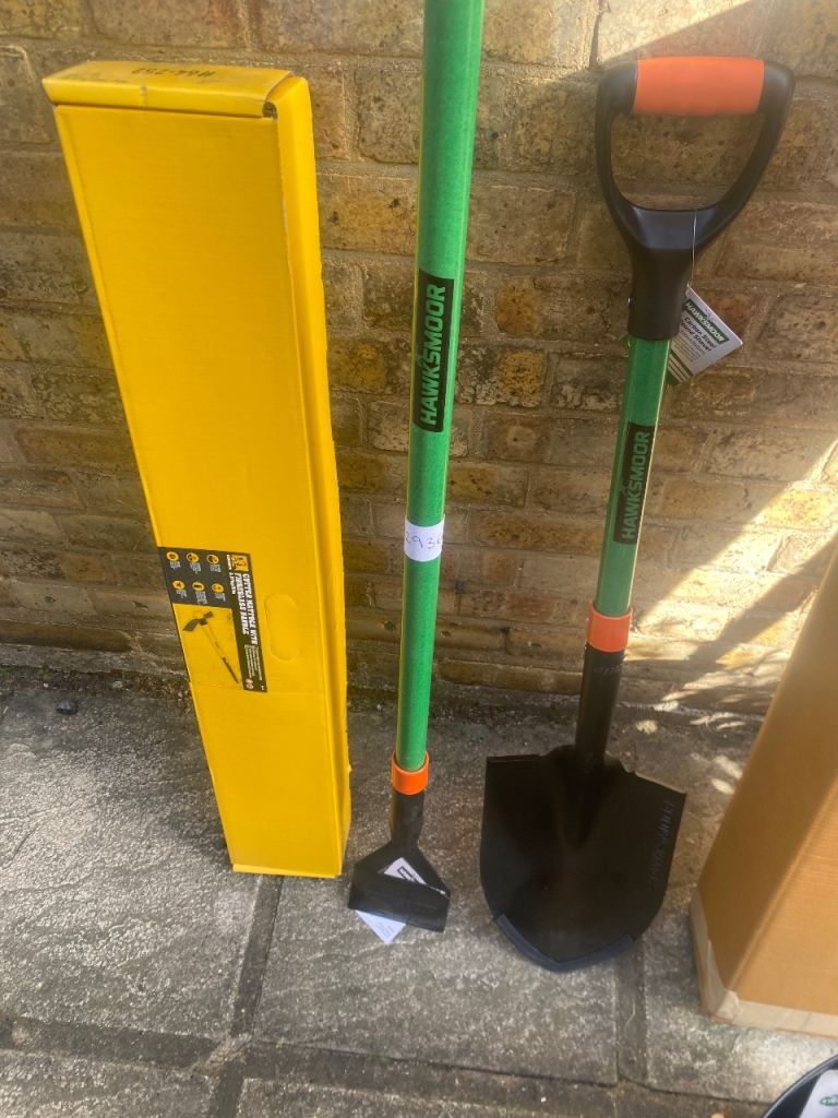 New Hawksmoor Garden Tool Set - Shovel, Rake, Hoe, Hand Tools