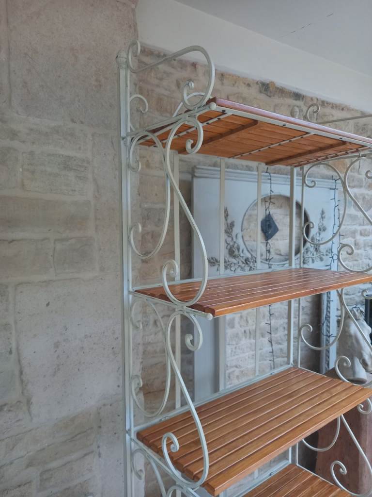 Vintage French Bakers Rack. 5 tier
