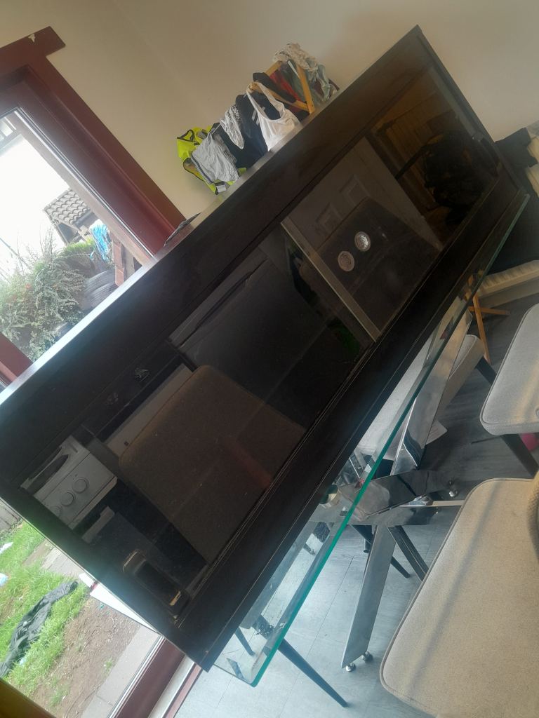 4ft black vivarium
