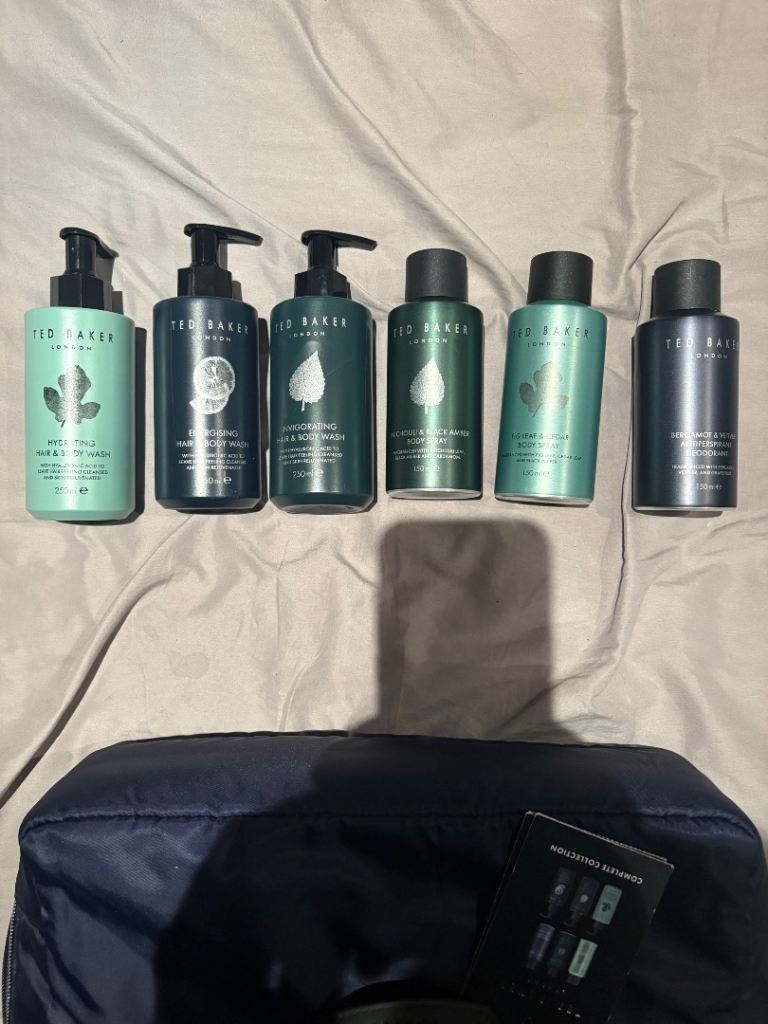 Ted baker gift set collection men spray/body&hair wash