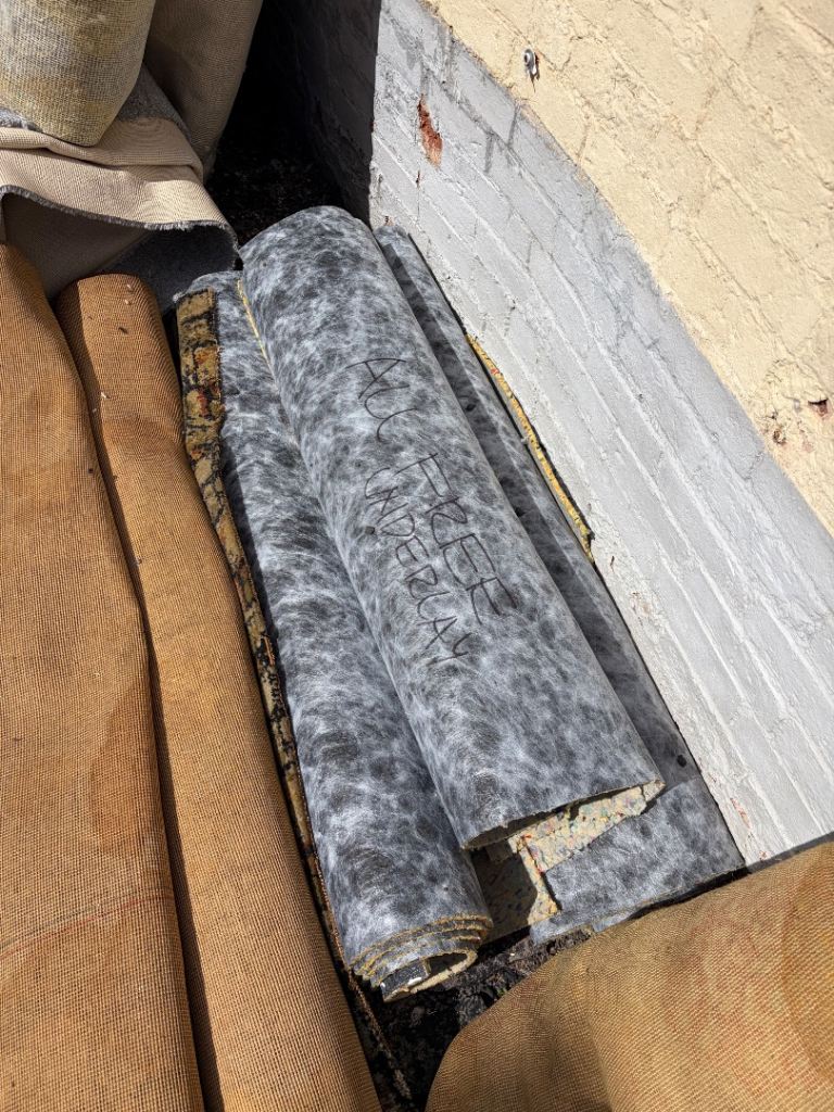 FREE CARPET UNDERLAY 12m2