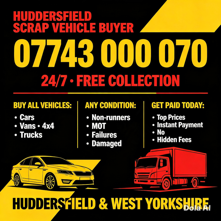 Huddersfield scrap vehicle buyer 