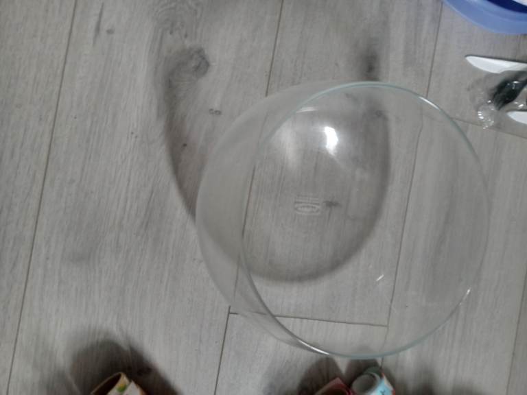Glass cocktail goldfish bowl 