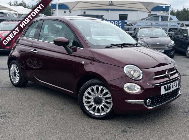 2016 Fiat 500 1.2 Lounge Hatchback 3dr Petrol Manual Euro 6 (s/s) (69 bhp) Hatchback Petrol Manual