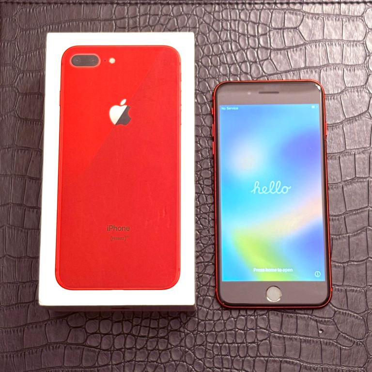 iPhone 8 Plus 64GB Red – Unlocked, Fair Condition