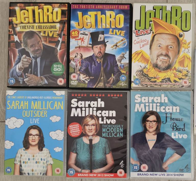Jethro & Sarah Millican DVD Comedy Collection – Excellent Condition
