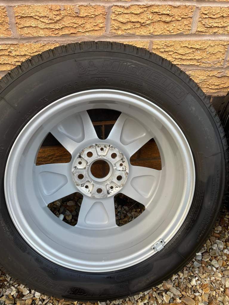 Genuine BMW MINI 15 inch alloy wheels with Michelin tyres