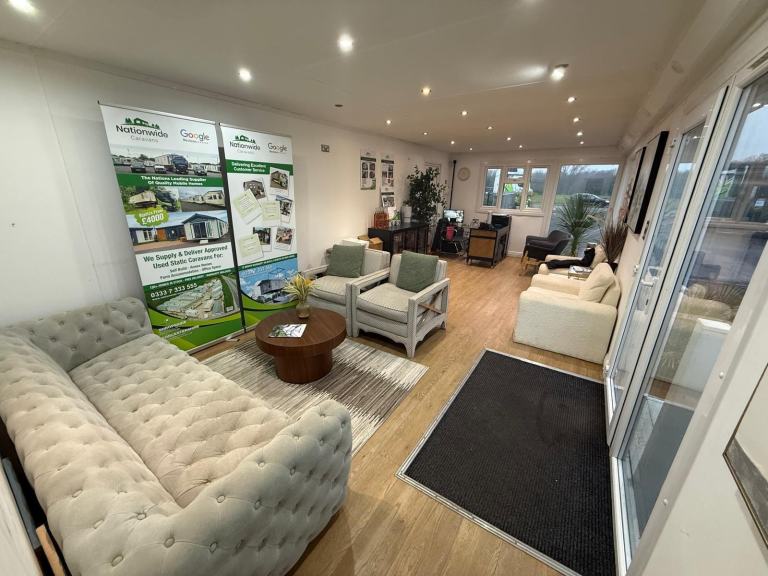 32X12 MOBILE OFFICE • HEATING • KITCHEN • TOILET • SITE CABIN