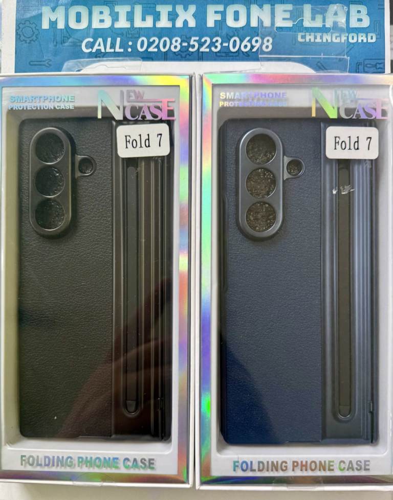 Samsung Galaxy Z Fold 7 Strong Black and Blue Cases Available