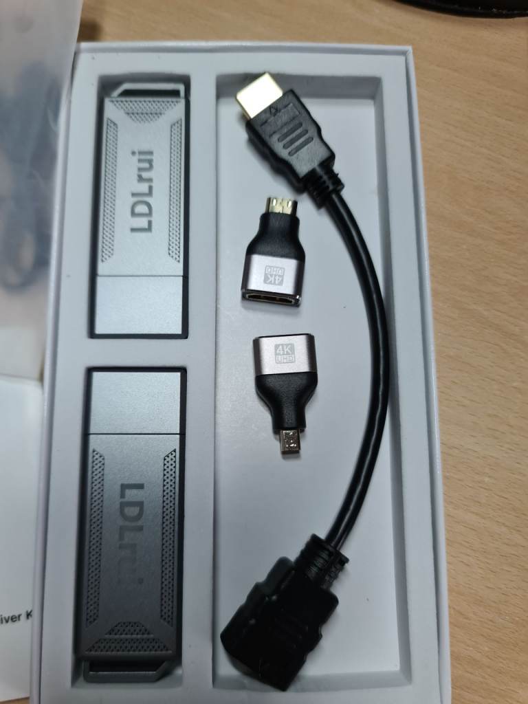 Wireless HDMI Transmitter and Receiver 100ft/30m,4K Decode 1080P Output, 2.4G/5G Plug&Play Portable