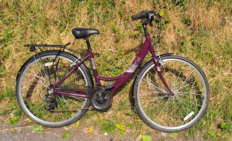 Ladies hybrid aluminium frame townbike 