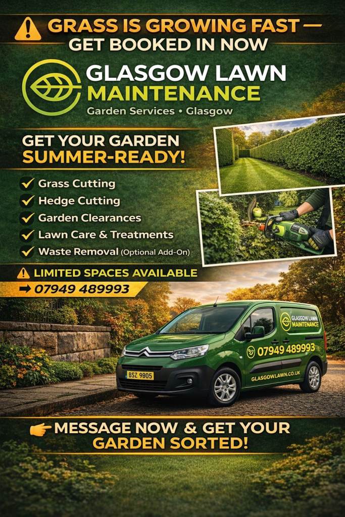 Regular Grass Cutting Southside Glasgow