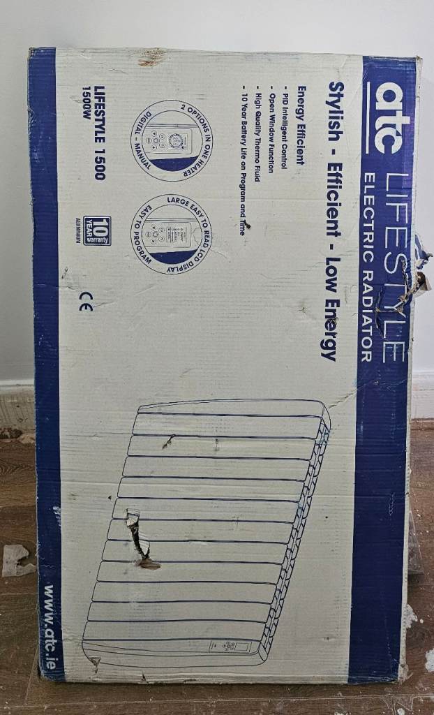 ATC Lifestyle 1500W Smart Electric Radiator – Energy Efficient & WiFi Controlled